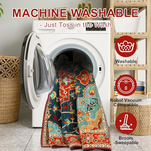 Tapete decorativo Boho WILLSUN 3x5 para interior lavable miniatura 6