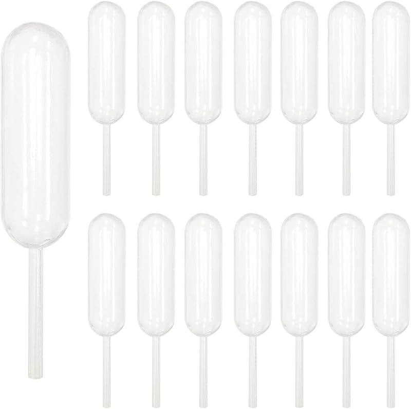 Pipetas para cupcakes 100 pipetas cuentagotas de líquido de transferencia de plástico transparente de 4 ml | Adecuado para cupcakes de chocolate o fresas, helados, mini pasteles, gofres, pintura infantil, suministros de cocina.