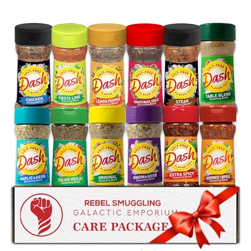 Seasoning Salt Free Variety 12 Pack Care Package Gift Basket by Rebel Smuggling Galactic Emporium. 1...