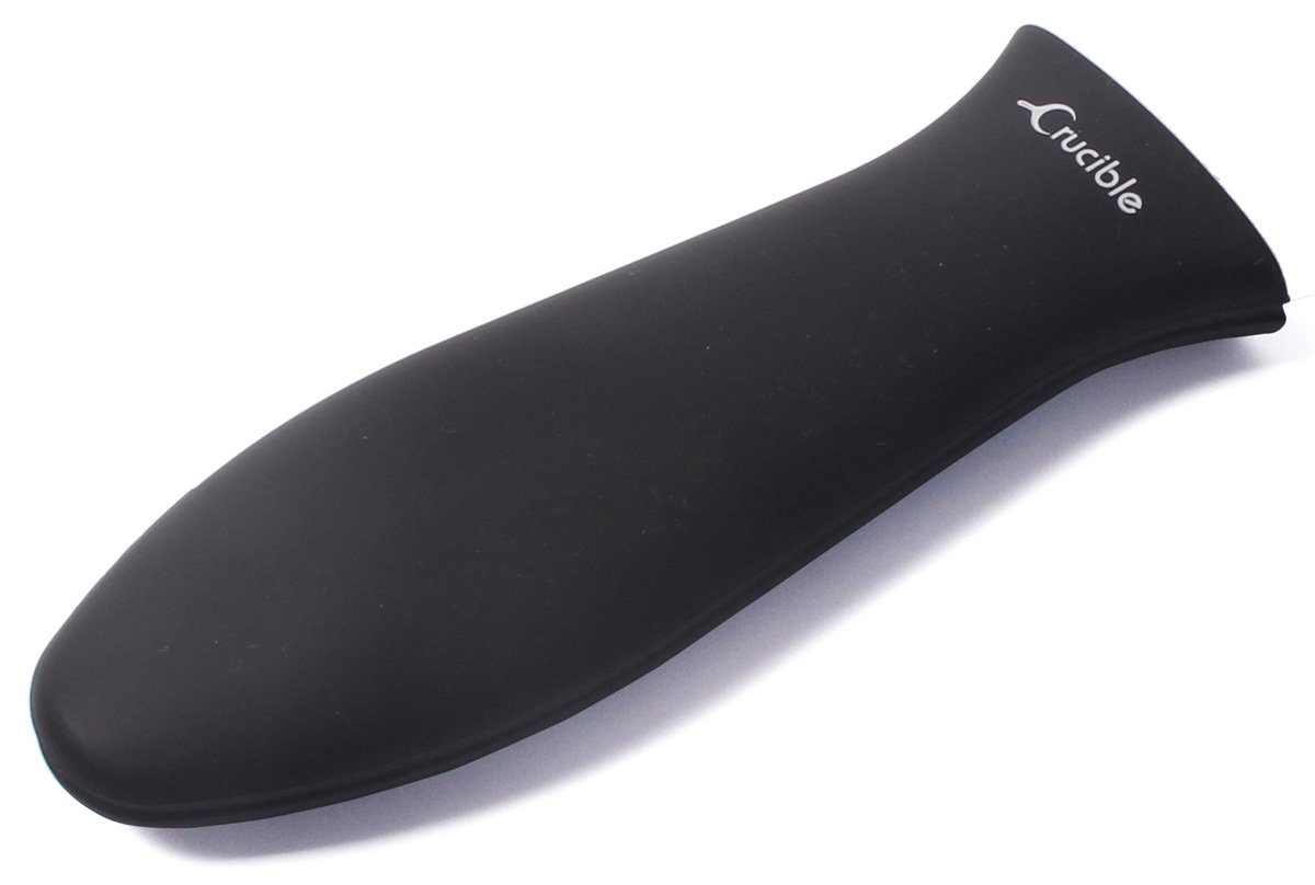 Silicone Hot Handle Holder, Potholder (Large Black) for Cast Iron Skillets, Pans, Frying Pans & Griddles, Metal and Aluminum Cookware Handles - Sleeve Grip, Handle Cover