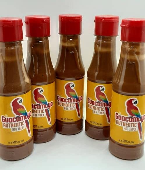 GUACAMAYA AUTHENTIC Hot Sauce, 5 fl oz (5 Bottles pack)