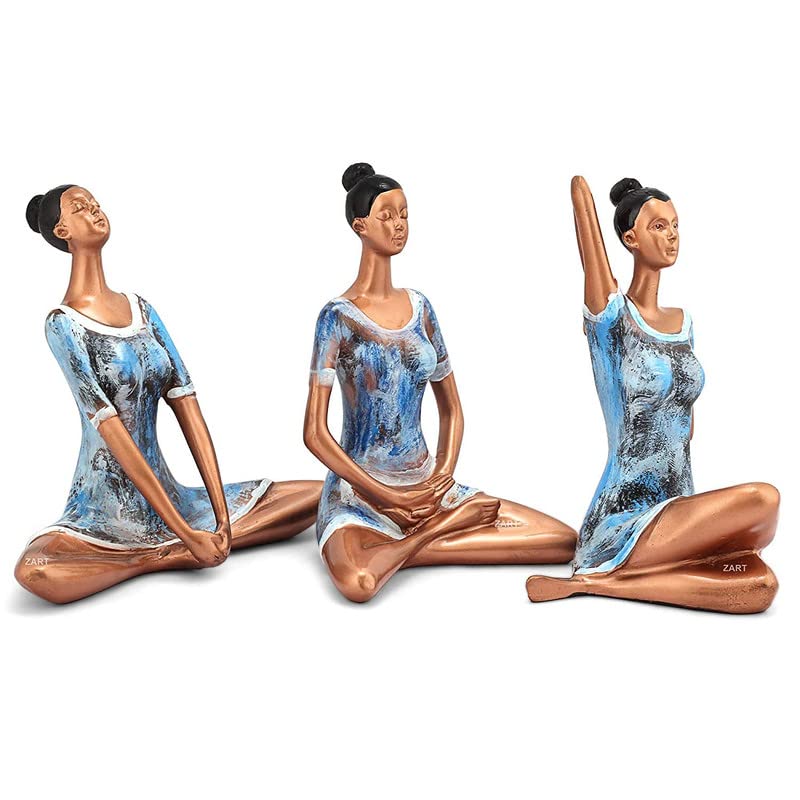Figurines de yoga multicolore Deco Alankaram, cadeau idéal - 3
