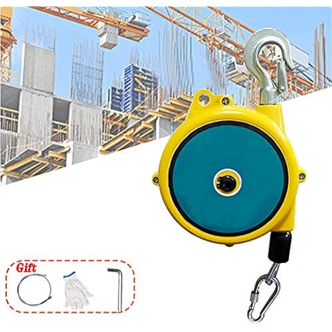 RSHJD Spring Balancer Ajustable, Herramienta de Equilibrador con Gancho para Línea de Montaje y Equipos Hidráulicos (1-3kg/3-5kg/5-9kg/9-15kg) Cover