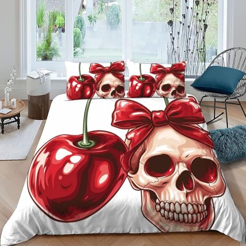 Housse de couette 3D fermeture éclair king 220x240 facile à laver