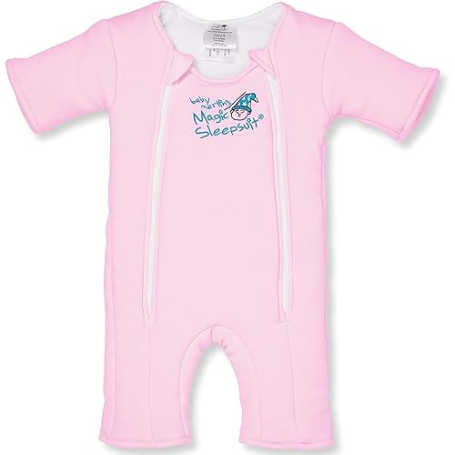 Pijama mágica de algodón Baby Merlin Magic Sleepsuit, Rosado