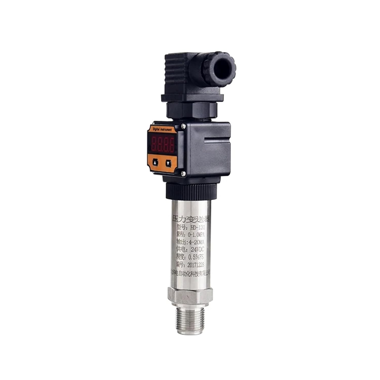 4-20mA Output Pressure Transmitter 0-16Mpa 30bar Digital Display Sensor Transducer 1Pcs(OEM)