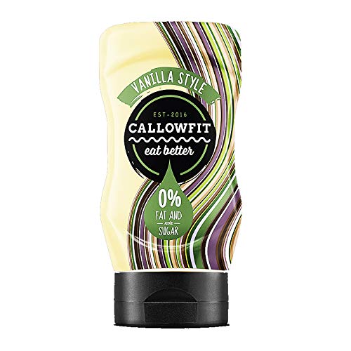 Salsa VANILLA. Senza glutine. Senza zuccheri aggiunti. Senza grassi. Senza lattosio. Formato da 300ml.