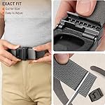 BULLIANT Men Belt 2 Pack,Nylon Web Holster Belt Stretch for Gift Men Outdoor Work Sports Hunting Hiking,Quick Release - Image 5