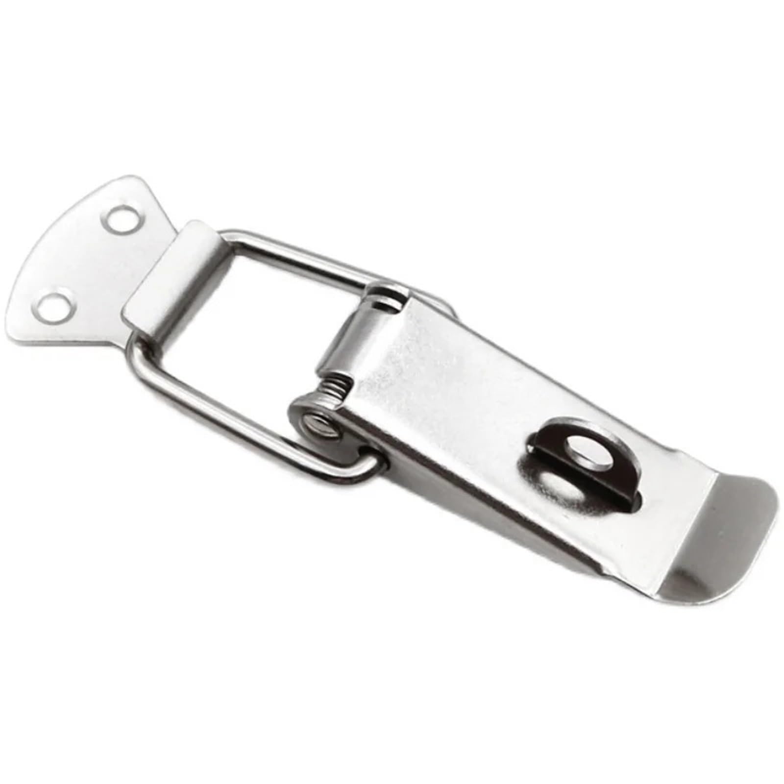 Boucle de boîte à outils L002 en fer nickelé, loquet robuste pour porte et cadenas industriel
