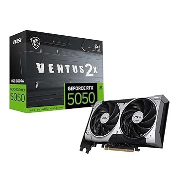 GPU NV RTX5050 8GB GDDR6 128BITS VENTUS 2X OC MSI 912-V538-010