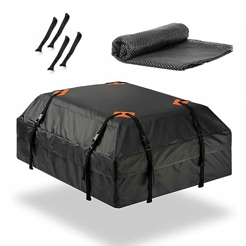 JMJGHSRGTY Roof Cargo Bag for Honda Accord Crosstour 2013 2014 2015, Large Capacity Soft Shell Car Roof Storage Carrier, Water-Resistant Rooftop Luggage Bag for SUV Sedan Pickup Travel