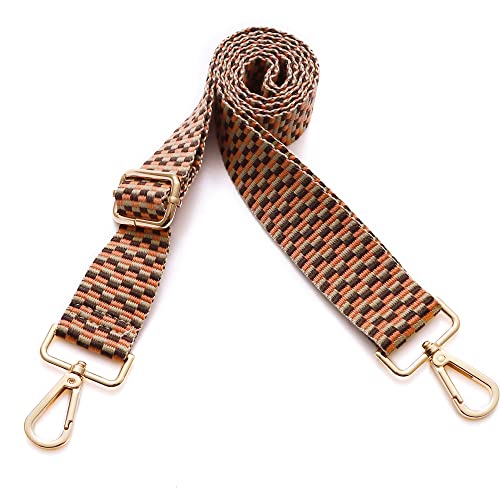 Image of S-Jacorry Purse Strap Replacement Crossbody Wide Shoulder Strap Adjustable Canvas Straps Handbag Strap Replacement Belts