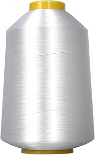 Jutemill Invisible Nylon Sewing Thread for Serger/Overlock Machine (60/2-0.1mm) Jumbo Spool (Invisible Clear)