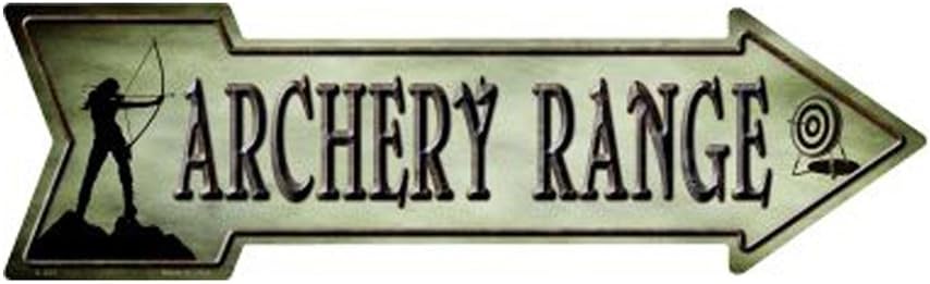 SMART BLONDE Archery Range Novelty Metal Arrow Sign A-265
