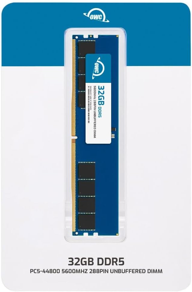 OWC 32GB DDR5 5600 PC5-44800 CL46 2Rx8 288-pin 1.1V Non-ECC UDIMM Memory RAM Module Upgrade Compatible with Dell Inspiron 3030