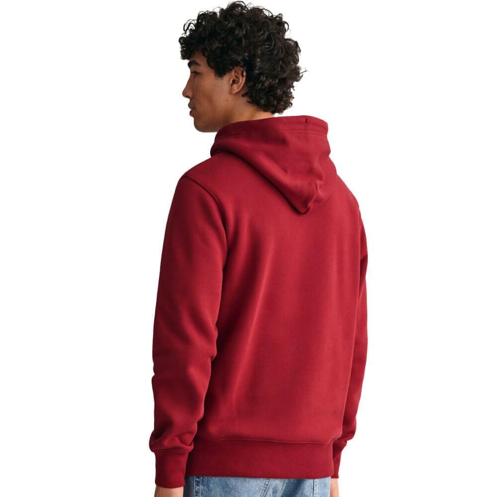 GANT Men Shield Hoodie (XXXL) Red