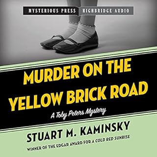Murder on the Yellow Brick Road Audiolibro Por Stuart M. Kaminsky arte de portada