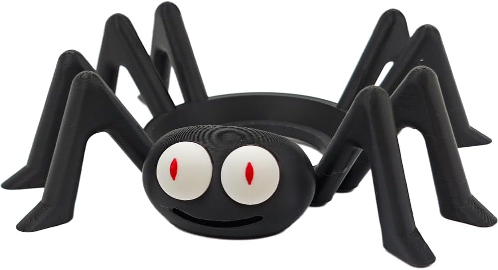 Speaker Mount for Alexa Echo Dot 4th/5th Generation Stand Indoor Speaker Stand Halloween Spider Shape Holder Space Saving Easy Installation for Alexa Echo Dot Speaker Holder (Red Eye)