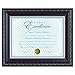 Dax World Class Document Frame with Certificate, Walnut, 8 1/2 x 11 Inches (N3245N2T)