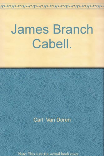 James Branch Cabell B000NR8FRU Book Cover