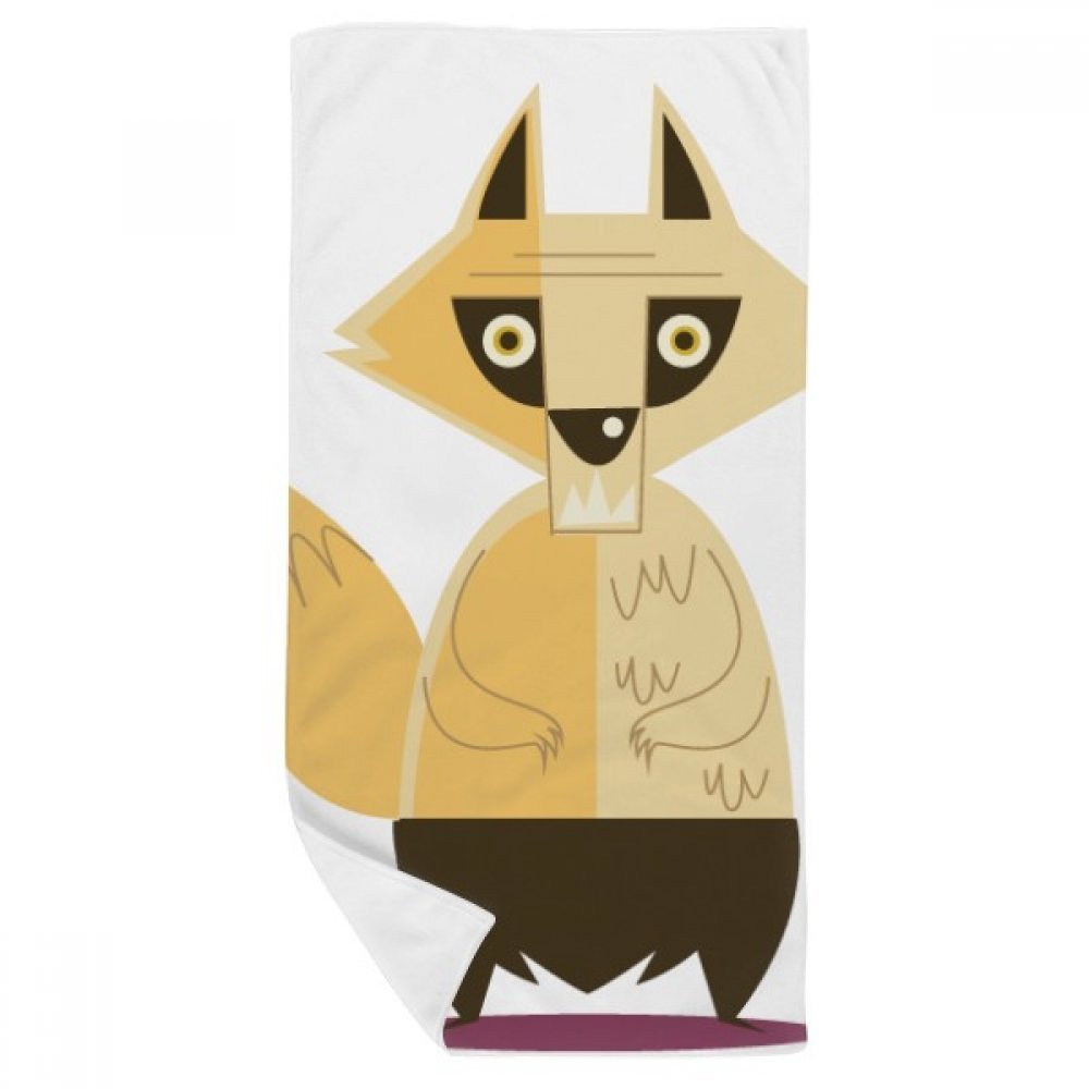 Gant de toilette et linge doux 35x70cm aux finitions soignées multicolore