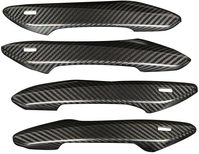 beler 4pcs/Set Carbon Fiber Style Exterior Door Handle Cover Trim Fit for Lexus RX350 RX450h RX200t NX200t NX300 NX300h