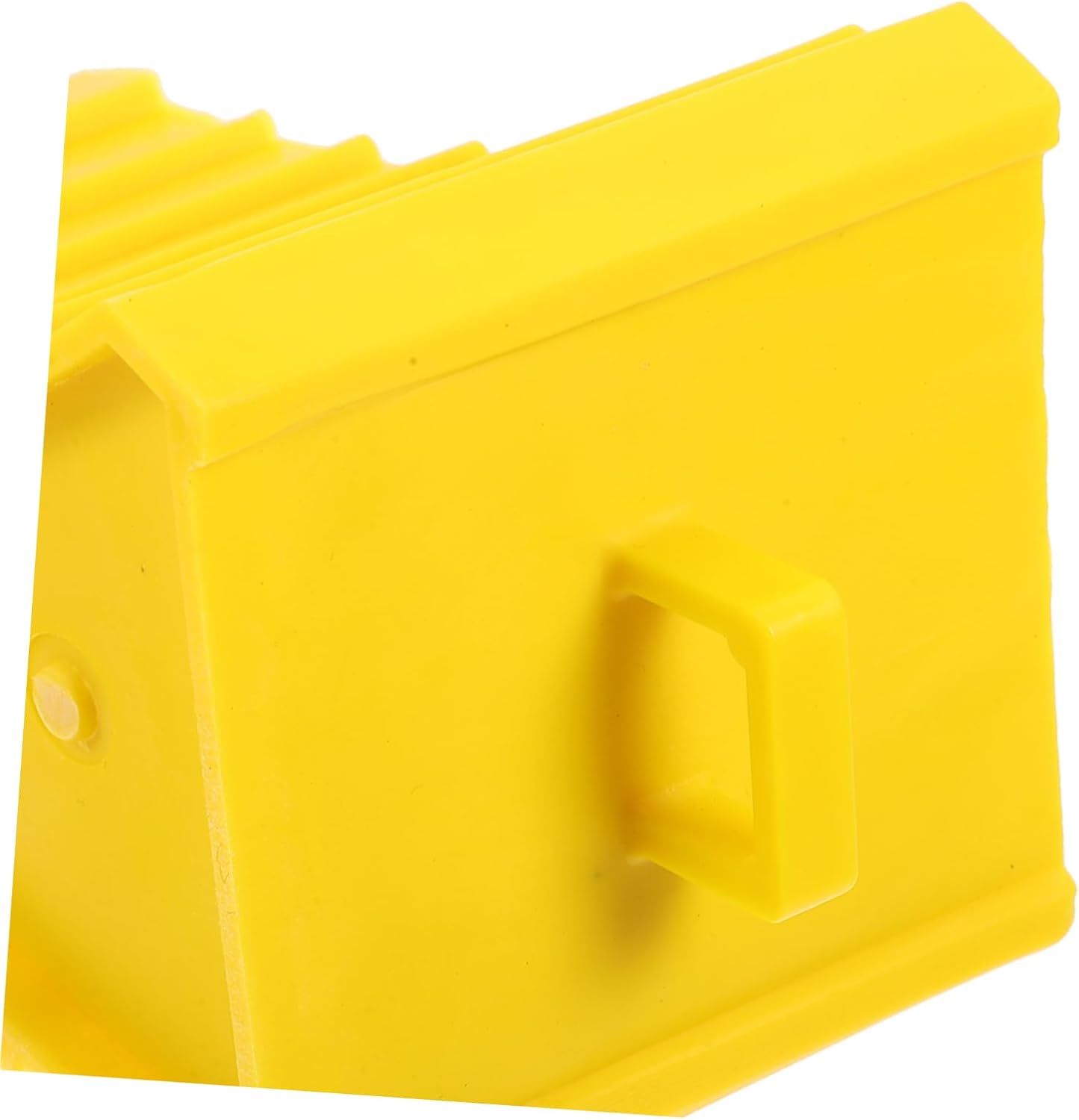 GARVALON 2pcs Heavy Duty Wheel Chocks Handle Brake Blocks for Rvs Campers and Trailers Non- Design for Tire and Stability