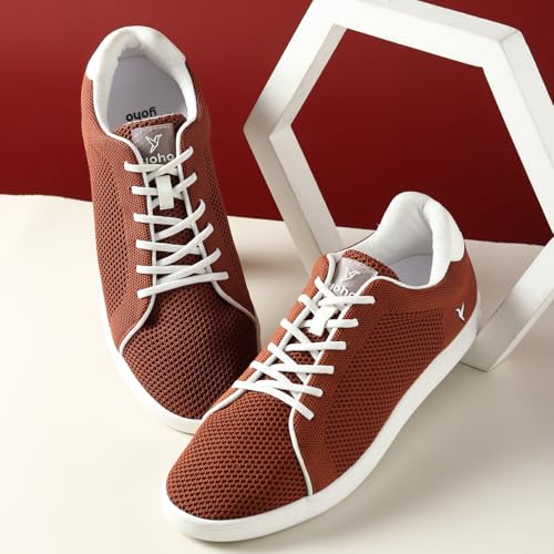 Image of YOHO Wind Sneakers for Men | Stylish Casual Shoes with Elastic Laces | Comfortable, Stretchable & Ultra-Lightweight | Premium Breathable Mesh Fabric