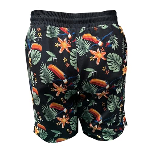 Guinness Black Toucan Hawaiian Swim Shorts2