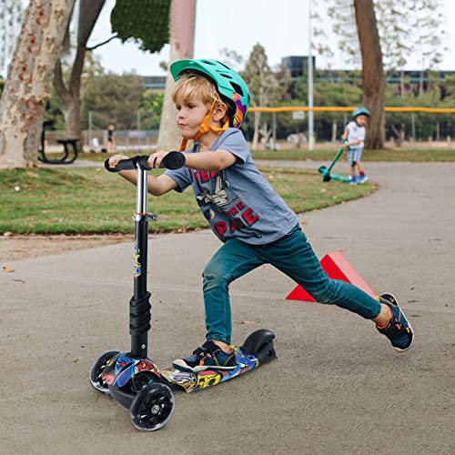 Kinderstep met zitje, voor meisjes en jongens vanaf 2 jaar, opvouwbaar, met 3 wielen, in hoogte verstelbaar - Afbeelding 7