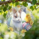 Effet visuel 3D : le design cinétique rotatif crée un superbe effet 3D, donnant vie aux motifs colorés à la lumière du soleil, ce qui en fait un point focal captivant dans n'importe quel environnement.