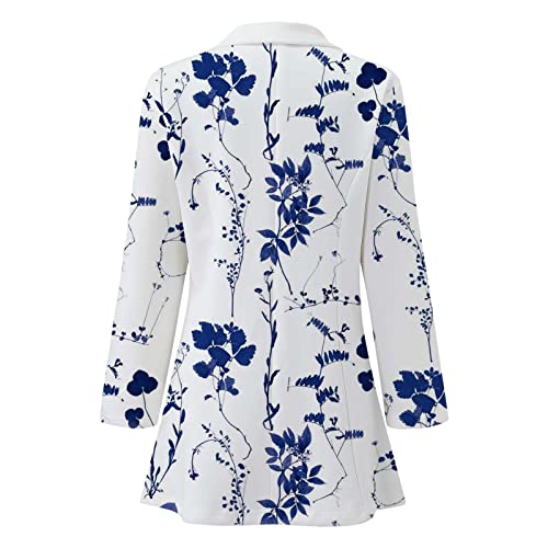 Blazer leve para mulheres, negócios, casual, trabalho, escritório, roupa exterior 2023, blazer com f