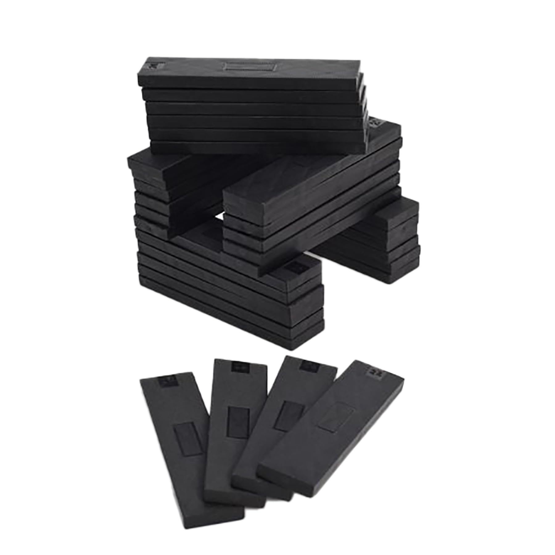 ToniTec 600x Verglasungsklötze Unterleger Glasklötze 100x24 (600 Stk.) 1 2 3 4 5 6 mm