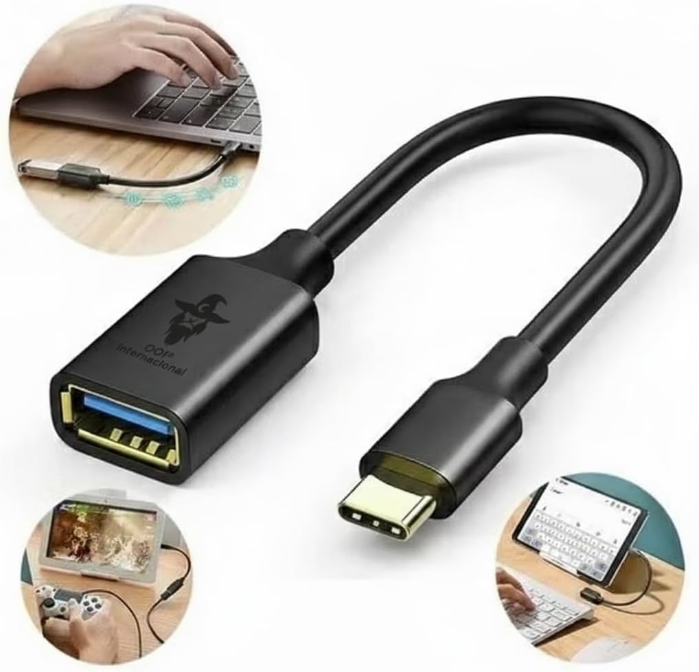 Adaptador Cabo USB Otg 3.0 Fêmea Tipo C Macho para Pendrive Usb Celular Android Tablet Notebook compatível Aparelhos com entrada do carregador USB Tipo C Adaptador Cabo USB Otg 3.0 Fêmea Tipo C Macho para Pendrive Usb Celular Android Tablet Notebook compatível Aparelhos com entrada do carregador USB Tipo C