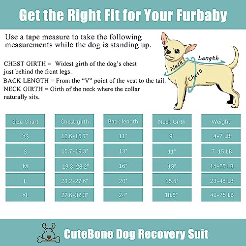 Image of CuteBone Dog Surgery Recovery Suit Cat Surgical Onesie Female Body Suits Male Prevent Pet from Licking Wounds SSF03XL Yellow Ducks
