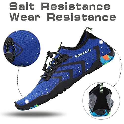 Kararao Men's Water Shoes Quick Dry Barefoot Swim Shoes Beach Shoes Pool Surfing Sailing Walking Jogging Yoga Outdoor Aqua Sports #TOP3