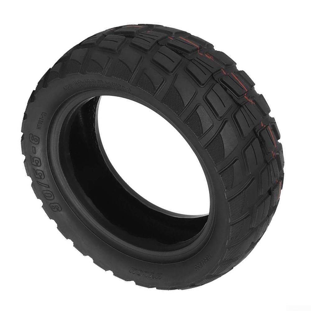 Roue Tubeless Scooter, Pneu de rechange sans chambre à air pour scooter électrique 10" Taille 90/55-6,10x3.0,80/65-6, Pneus pneumatiques en caoutchouc pour scooter électrique à vide, 235x94mm