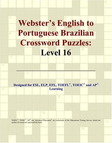 Buy Webster's English to Portuguese Brazilian Crossword Puzzles: Level 16 — BookShops.in