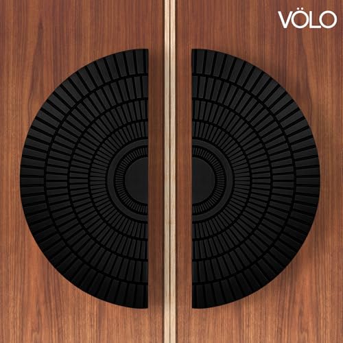 Image of VOLO Main Door Handle - Heavy Duty Pull Handle for Wooden & Glass Doors in Home, Office & Hotel Use (Model: S-626) - Pack of 1 Set (Black - 224MM)