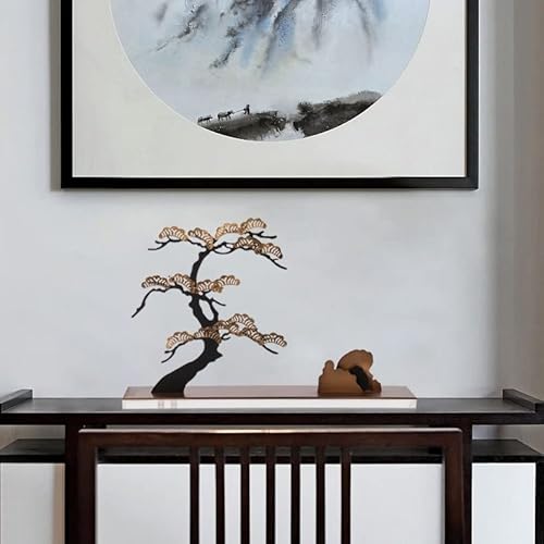 N/A Iron Welcome Pine Ornaments Living Room Bookcase Porch Sales Office Hotel Home Accessories (Color : A, Size #TOP3