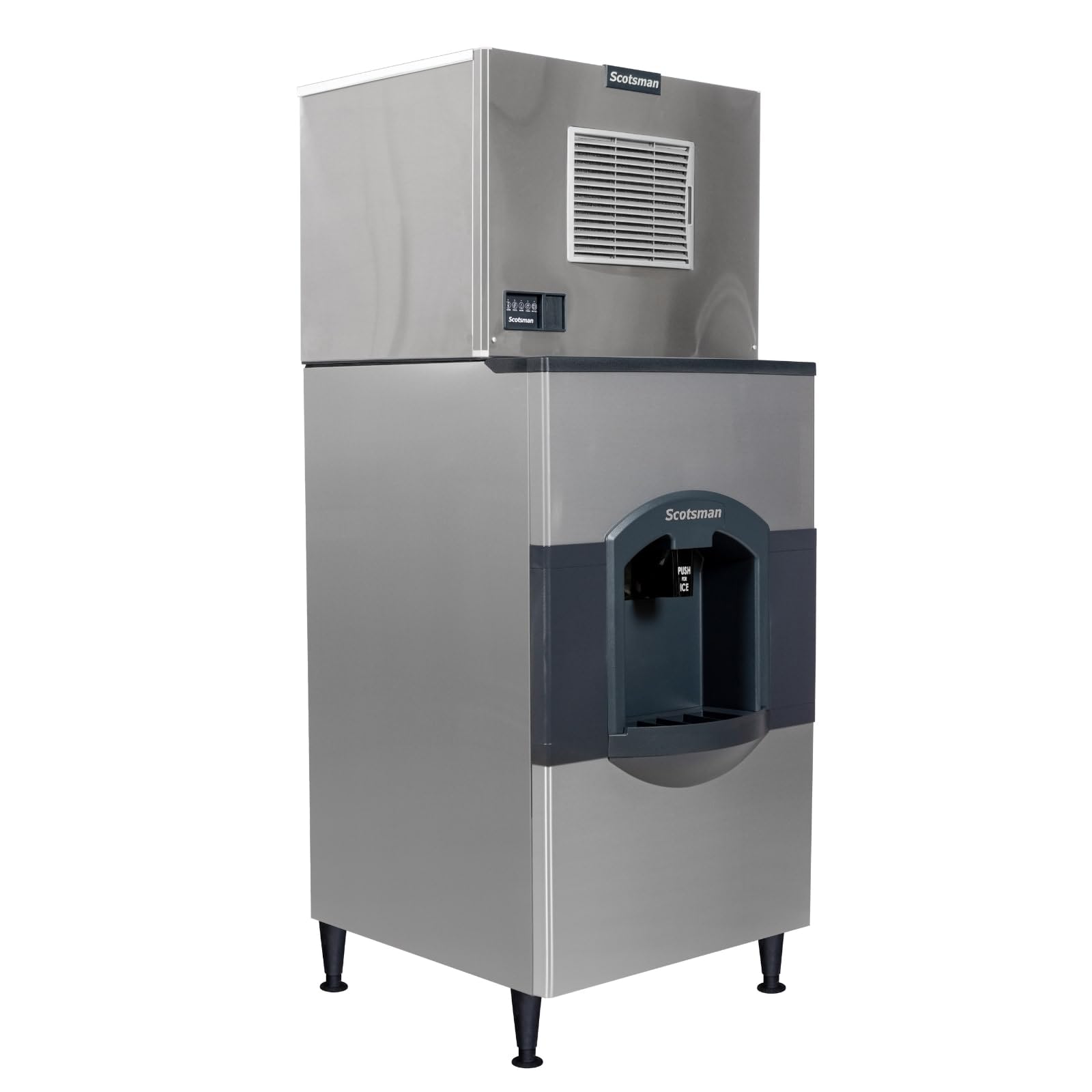 Scotsman Prodigy Elite Medium Cube 30" Ice Maker - 365 lb/Day, 180 lb Hotel Bin on Fridge.com
