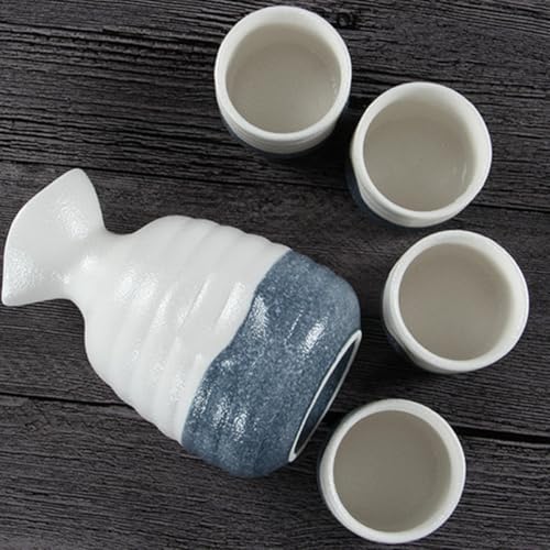 Juego de tazas de sake creativo de porcelana, el regalo ideal para familia y amigos 5