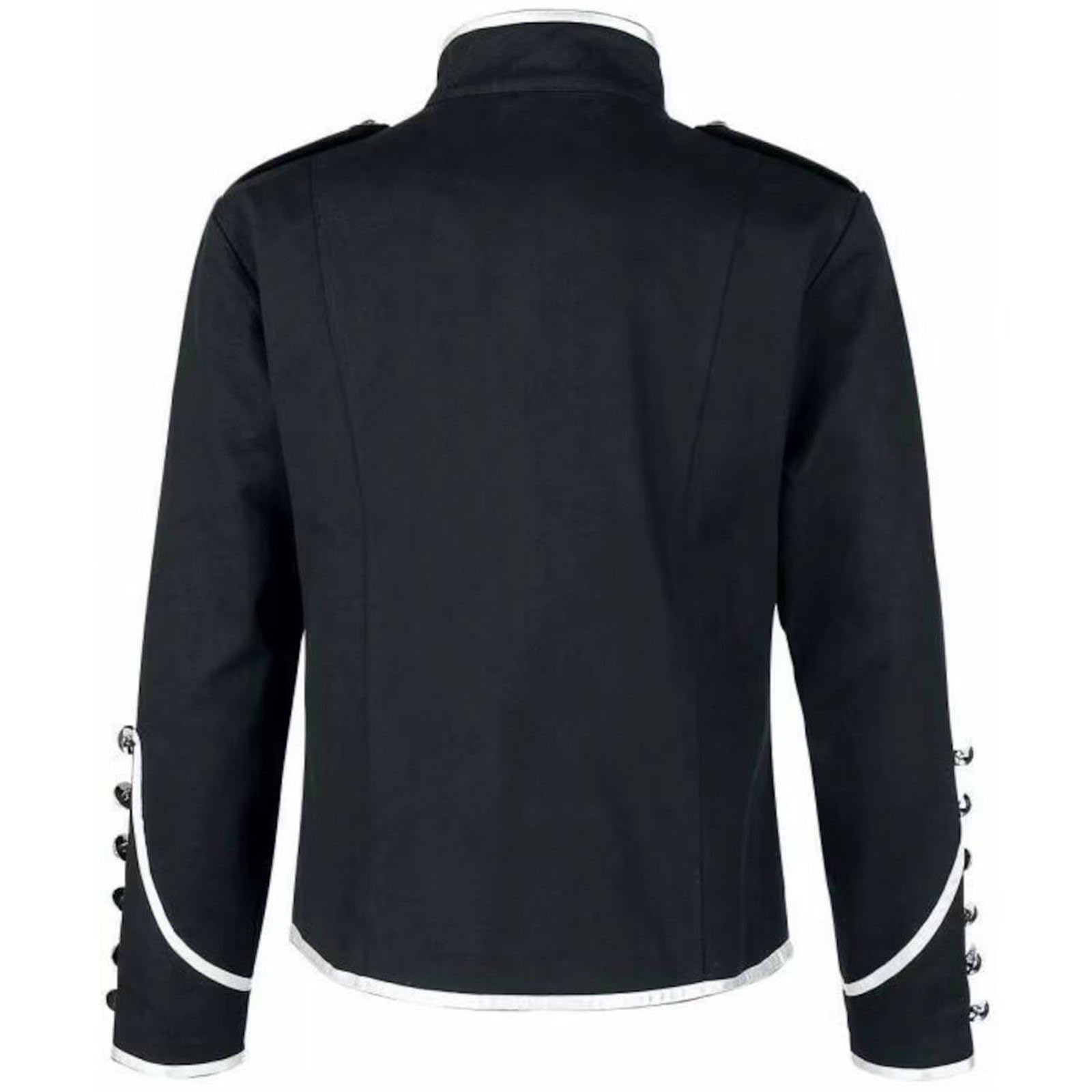 2025 Giacca Da Uomo Medievale Gotica Steampunk Punk Parata Militare Drummer Parade Emo Giacche Gotico Hussar Napoleon Military Rinascimentale Vintage Cappotto Costume Smoking Di Halloween
