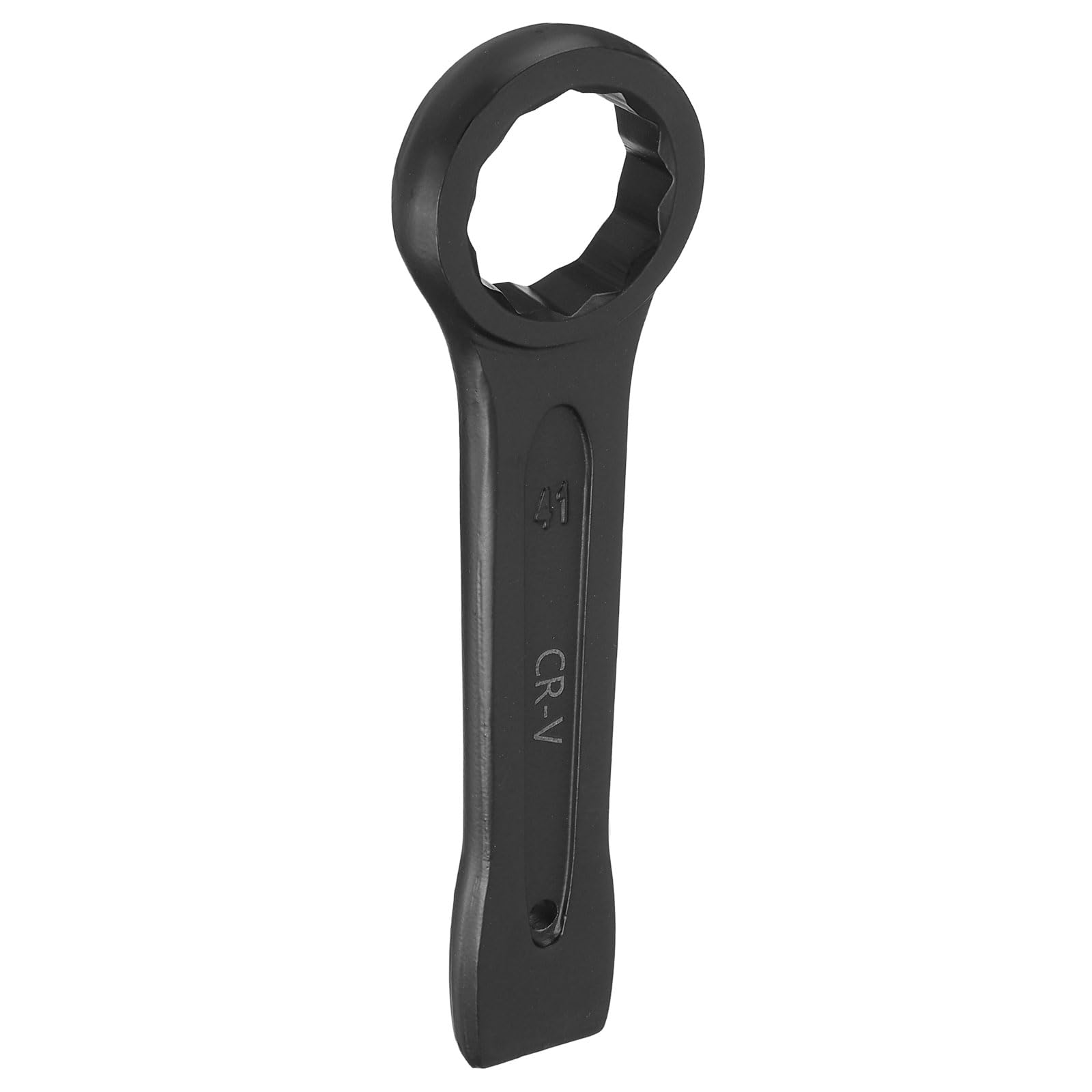 sourcing map Slogging Box End Striking Ring Wrench 41mm Metric CR-V Steel 12-Point Flat Strike Wrench Baking Paint Single Head Spanner Hand Tool for Mechanical Automotive Repair — image 1
