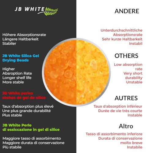 JB White 10x Hörgeräte Trockenkapseln kompatibel mit Phonak C&C, Starkey und Unitron Ladestation...