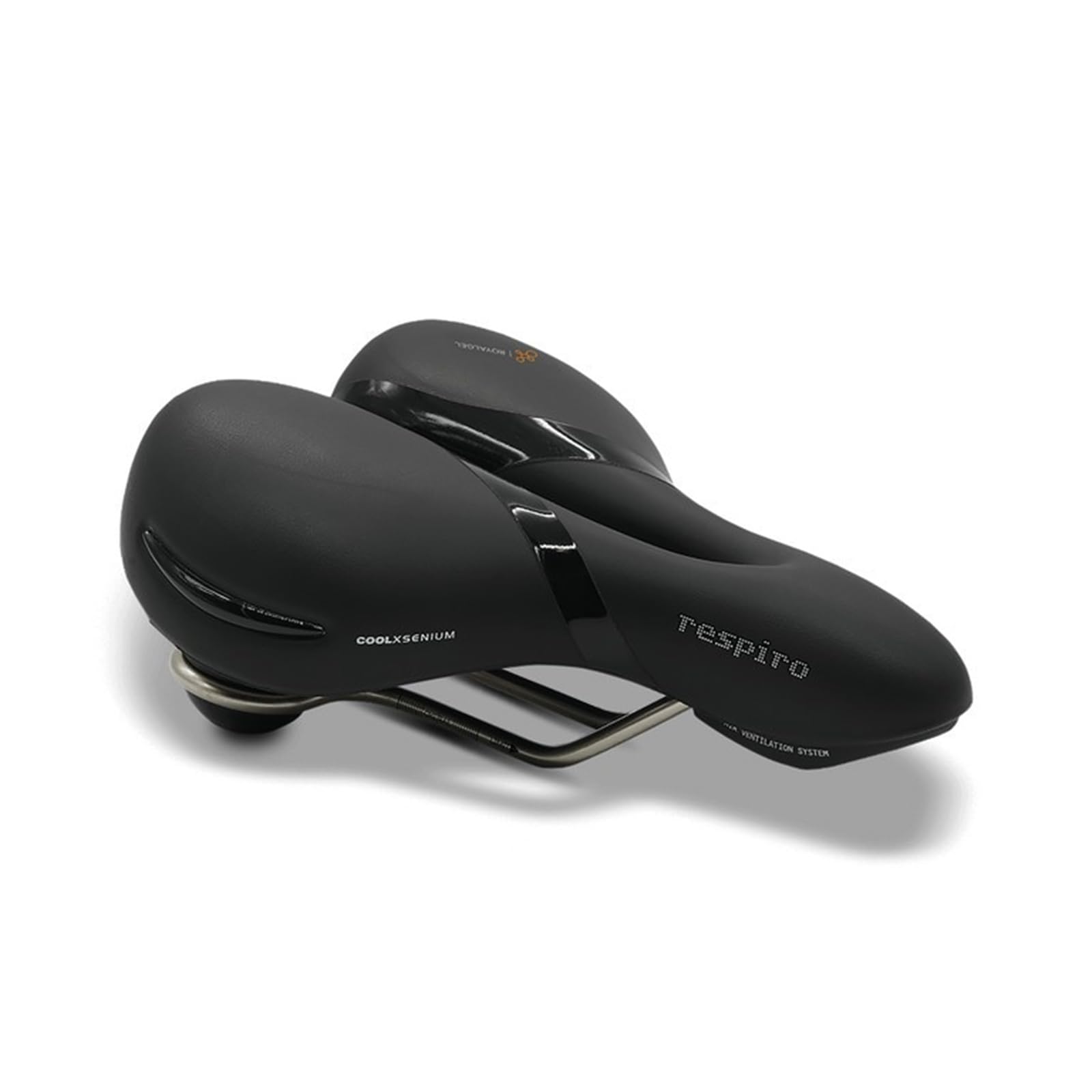Selle Royal Selle de vélo Unisexe Respiro Relaxed Stracciatella Noir 256 x 227 mm