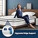 Vesgantti Full Mattress 10 Inch, Fiberglass-Free | Cool Sleep Hybrid Double Mattress in a Box - Memory Foam & Pocket Springs, Ergonomic Design, Pressure Relief, Medium Firm Feel, 54