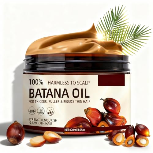 Natural and Organic Batana Oil For Hair, 100% Pure Natural Batana Plant Oil, Hair Care, Moisturizing, Smooth, Essential for Stay