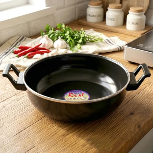 Image of Multipurpose Kitchen Cooking Pan for Frying, Stir Fry, Curry & Vegetable Cooking