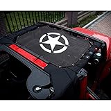 LANGLEBIGE KONSTRUKTION UND ERSTAUNLICHES AUSSEHEN: Der Jeep JK Sonnenschutz besteht aus leichtem, strapazierfähigem Polyester, das exquisit aussieht und natürlich passt. Es fühlt sich an, als wäre es Teil des ursprünglichen Jeep Wrangler-Designs. Der JKU-Farbton bietet weiterhin einwandfreien Schutz vor schädlichen UV-Strahlen, Sonne, Hitze und Wind.